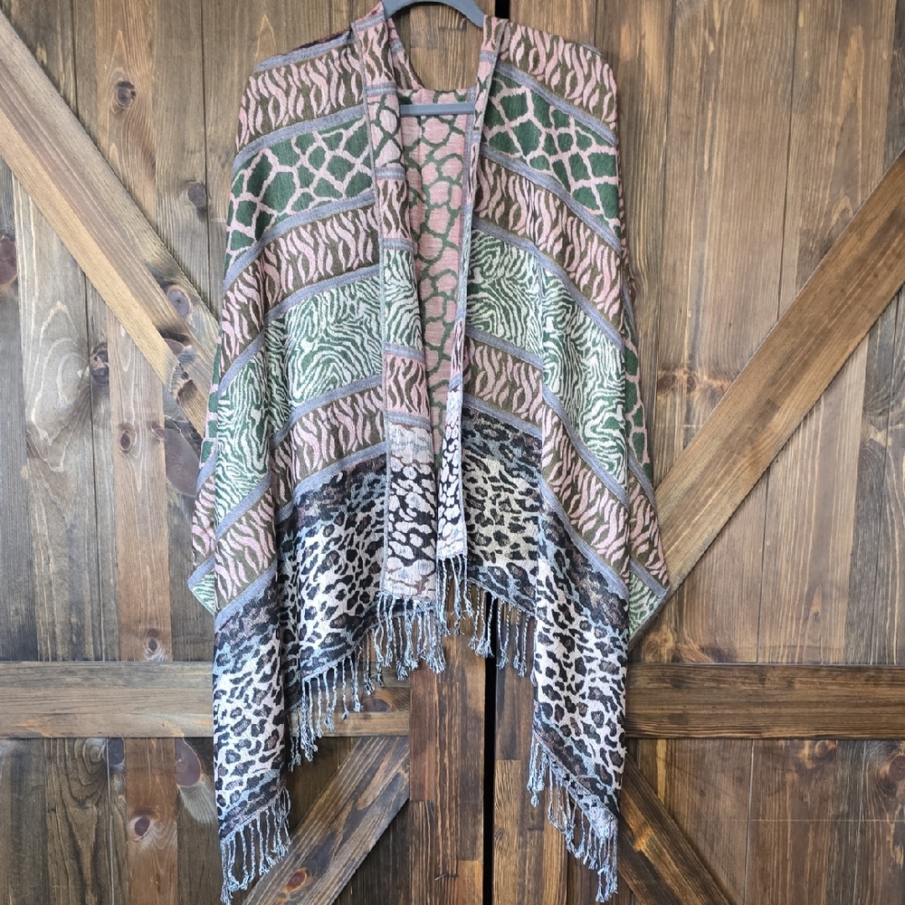 Pashmina Animal Print Scarf